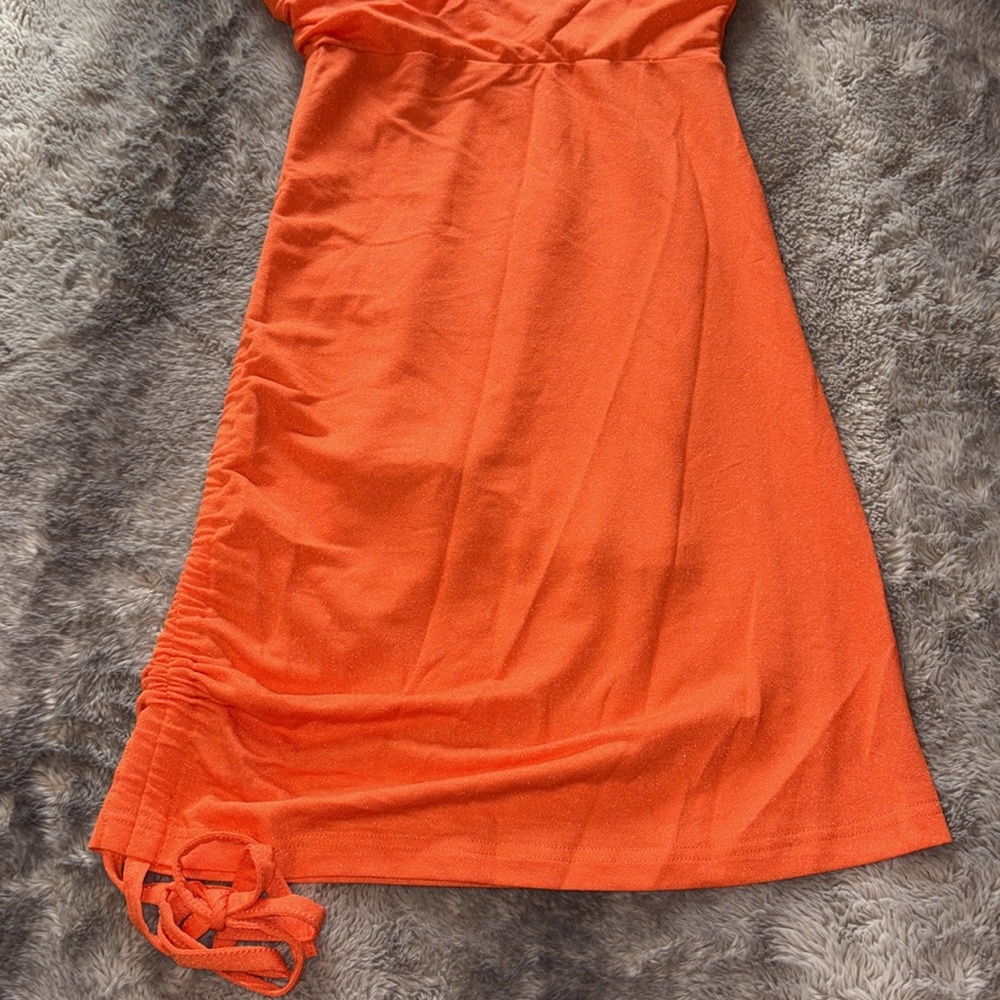 FN “Catherine Ruched Mini Dress” 🧡 - Picture 5 of 7